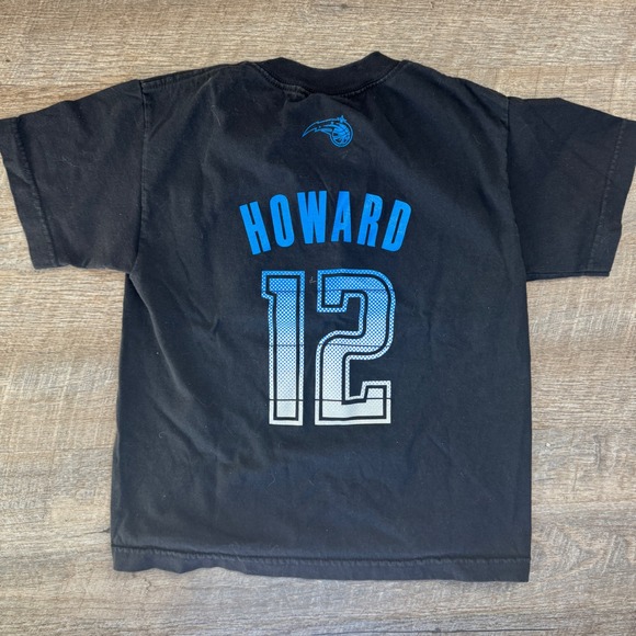 Adidas Orlando Magic Dwight Howard 12 NBA Jersey T-Shirt Kids Size S 8 Black - Picture 3 of 4